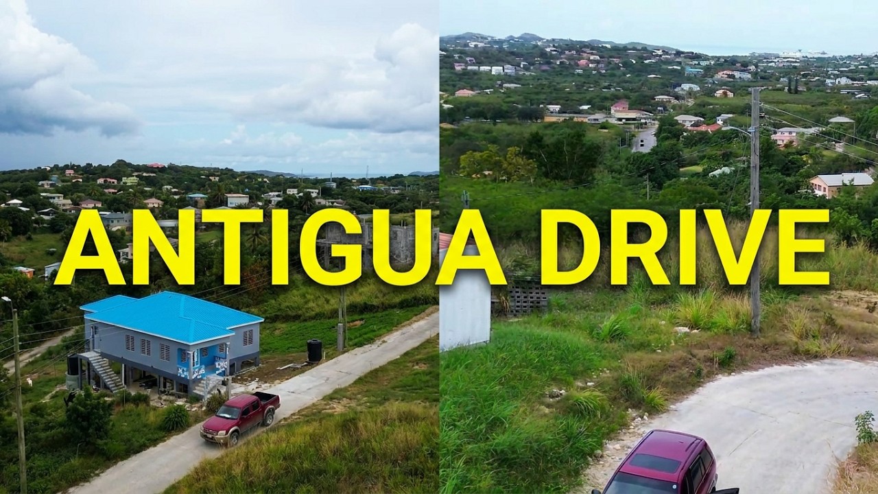 Antigua drive tour from Seaview Farm to Gray Farm   #travel