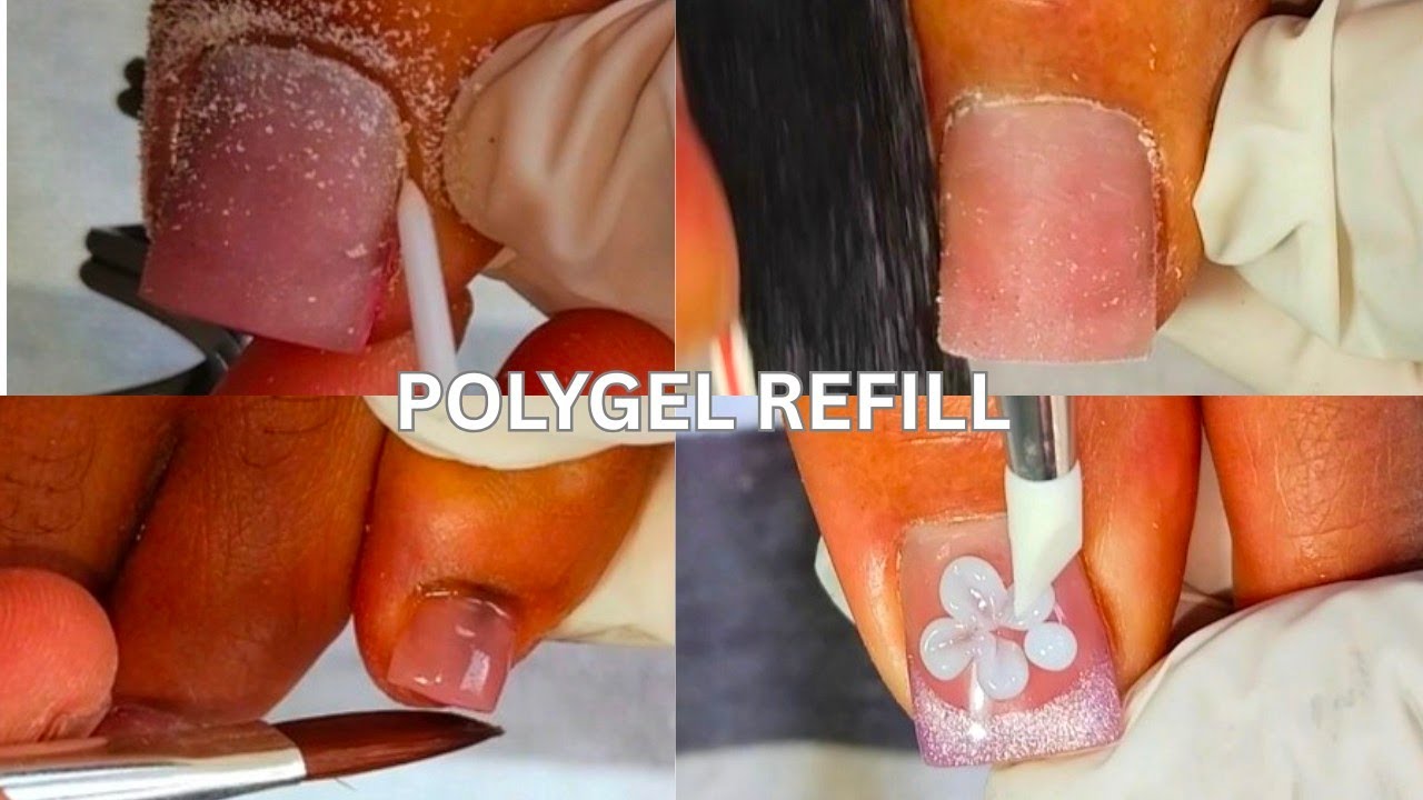 POLYGEL Refill Pedicure | Fixing Overgrown GEL-X Toenails