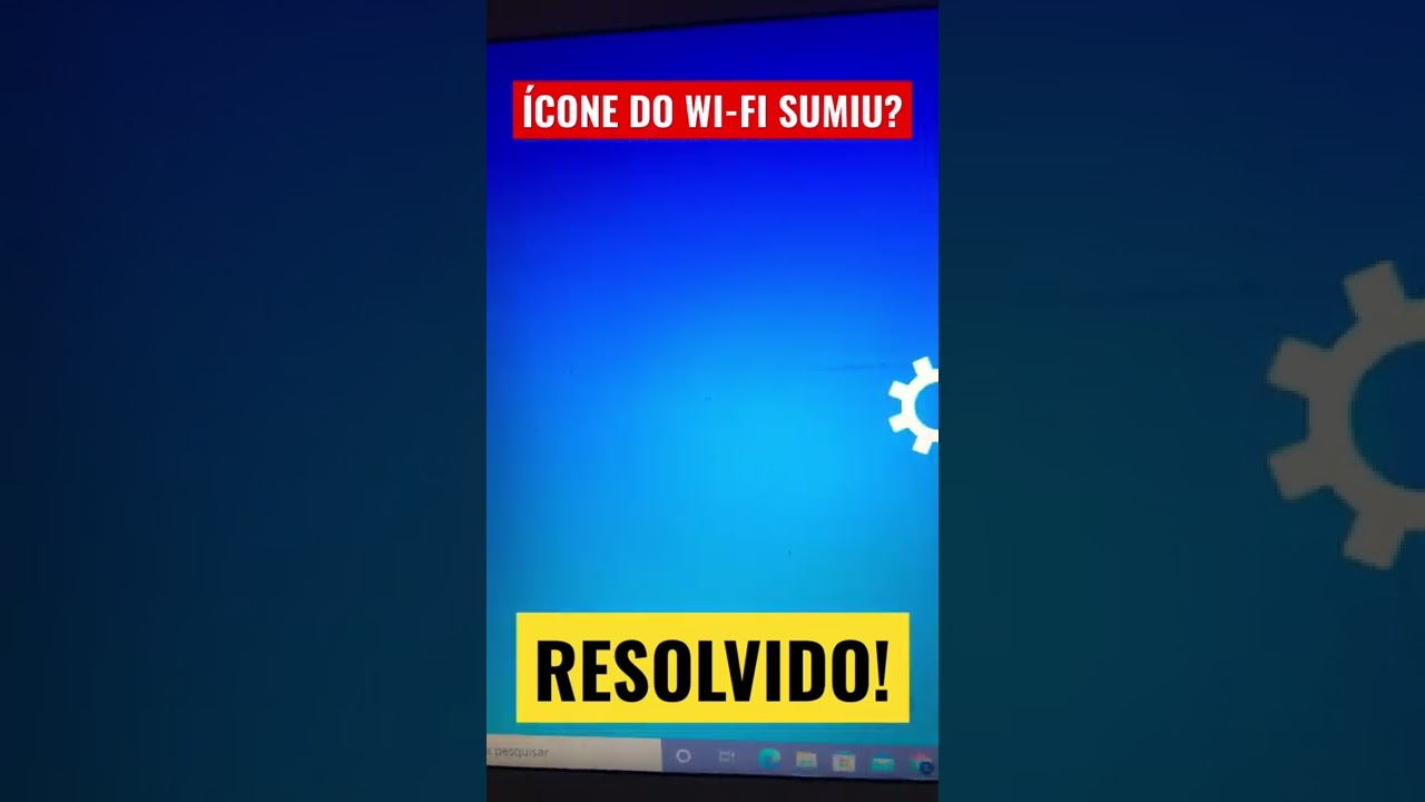 &Iacute;cone do WiFi sumiu? RESOLVIDO! &Eacute; muito f&aacute;cil 👨🏻&zwj;💻 #shorts