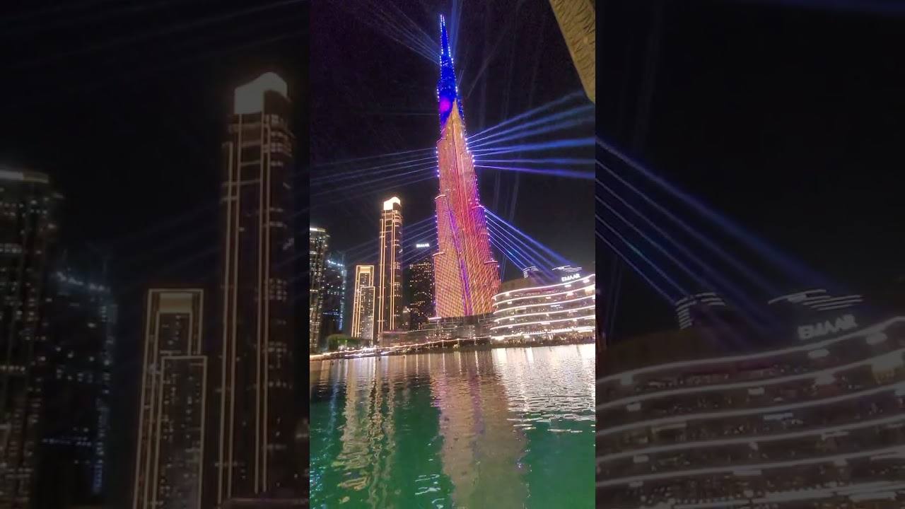 🌟 2026-ன் பிரம்மாண்டமான புர்ஜ் கலிஃபா லேசர் ஷோ! | Burj Khalifa Latest Laser & Light Show | Dubai✨