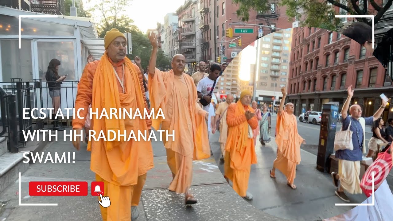 Bhakti Vision: Ecstatic Harinama with HH Radhanath Swami!