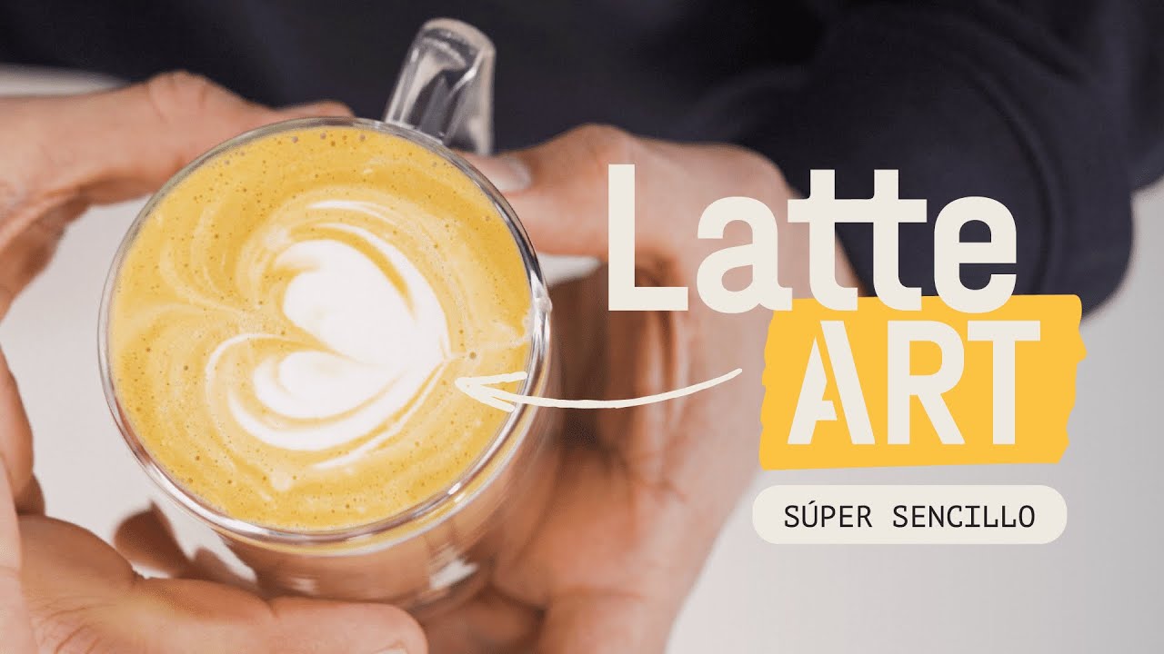 Cómo HACER un CORAZÓN con LATTE ART en casa
