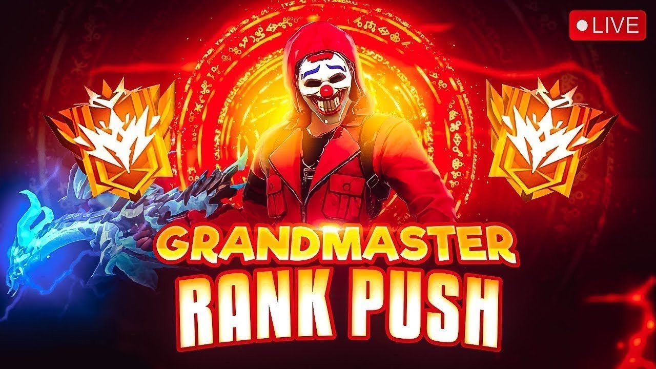 free fire live  ll free fire live grandmaster rank push - #ff #tournament #freefirelive Abo