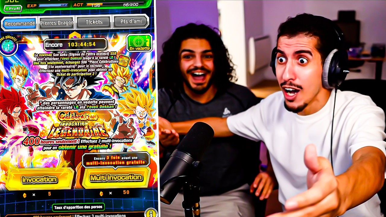 JUSTE EXCEPTIONNEL !!! INVOCATIONS 11 ANS GOKU ULTRA INSTINCT LR ! DBZ DOKKAN BATTLE