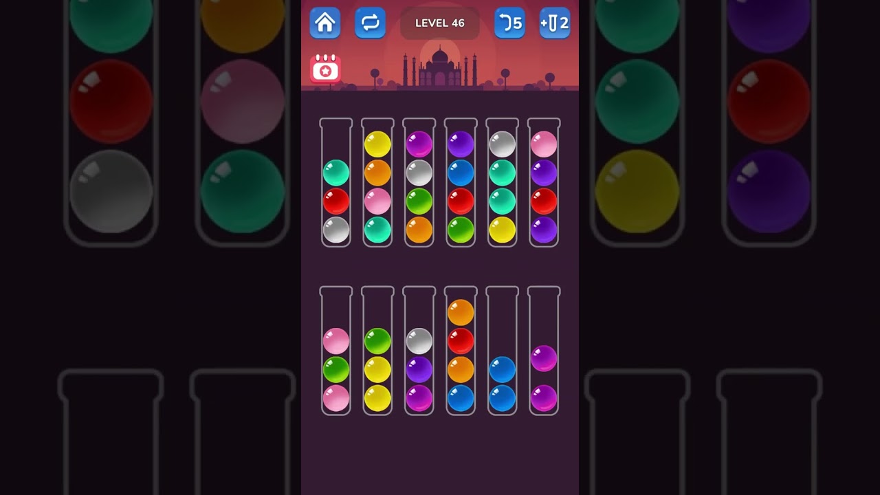 Ball Sort Puzzle Обучающий геймплей | Уровни 40-49 | Прогресс #ballsortpuzzle