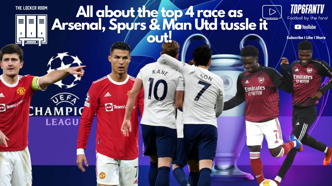 All about the top 4 race as Arsenal, Spurs & Man Utd tussle it out.