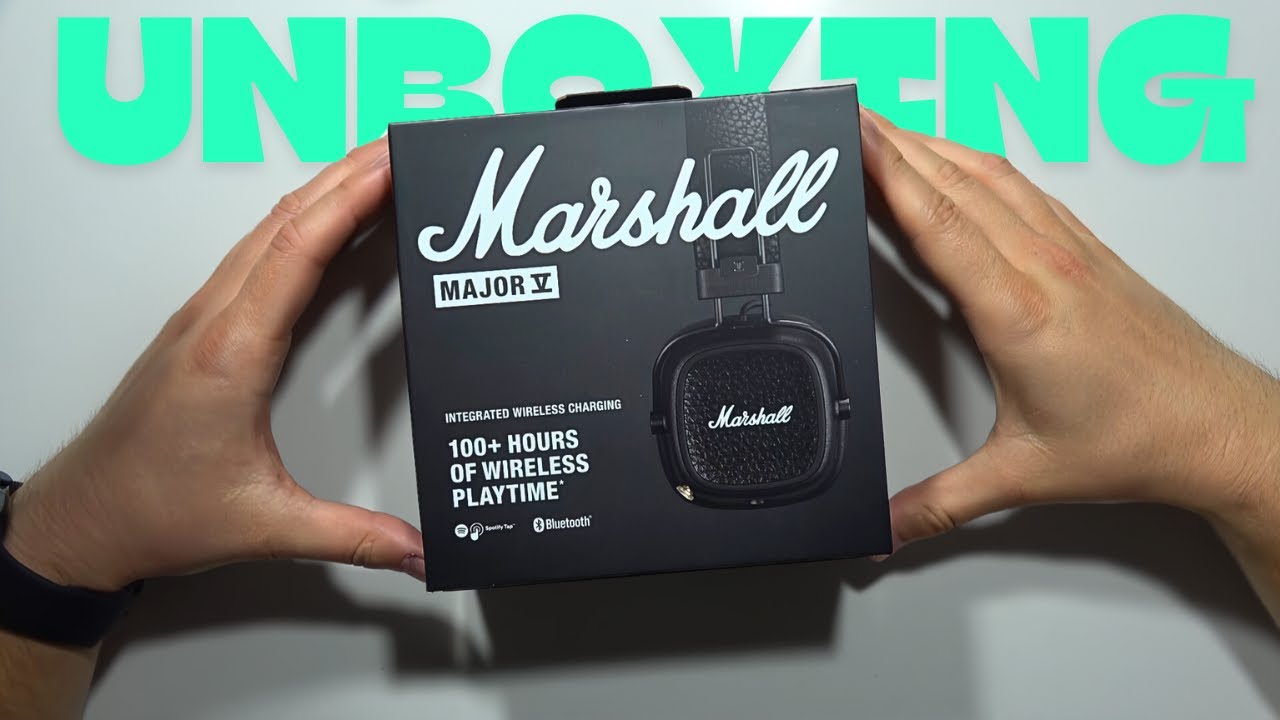 Marshall MAJOR V: Краткая распаковка и обзор устройства.