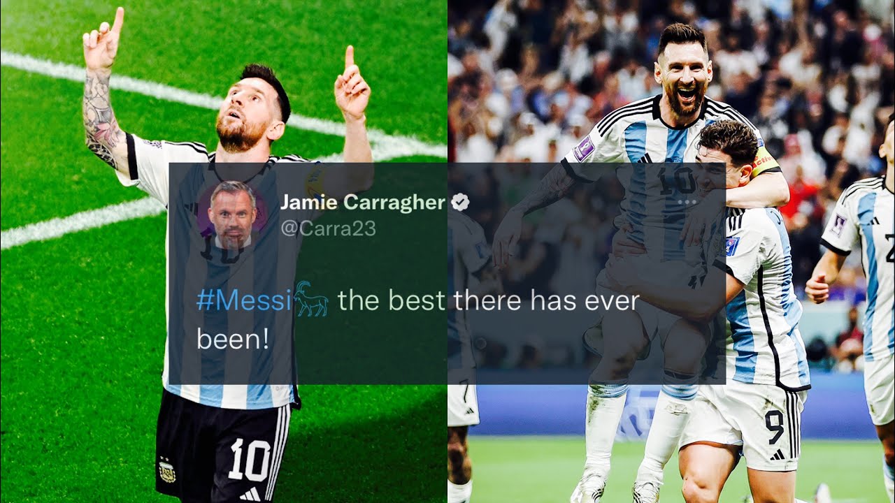 Celebs FREAK OUT Over Lionel Messi&rsquo;s INSANE ASSIST vs Croatia | Argentina vs Croatia Highlights 3-0