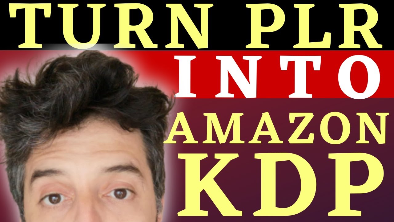 How To Turn PLR Content Into an Amazon KDP book In One Hour