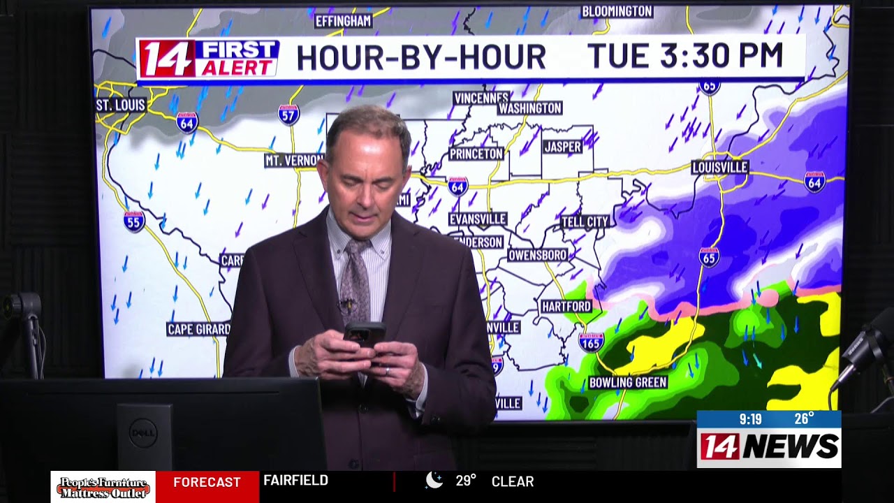 On Alert for Wintry Mix Tuesday