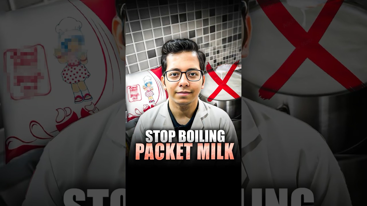 Stop Boiling Packet Milk | Dt.Bhawesh | #diettubeindia #dietitian #shorts