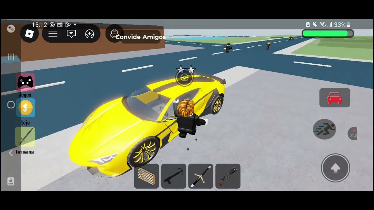 Roblox Mas cada vez que eu morro eu eu boto um carro novo