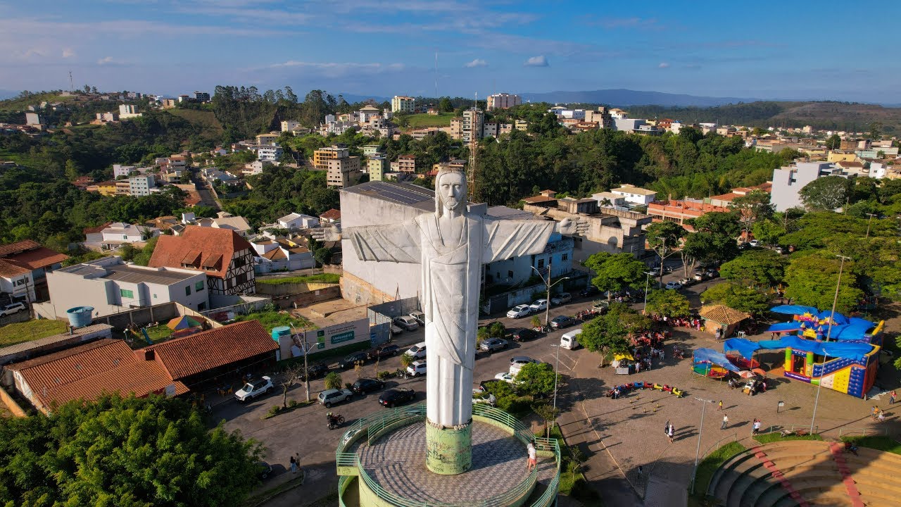 CONSELHEIRO LAFAIETE/MG vista de cima, GRAVADO COM DRONE