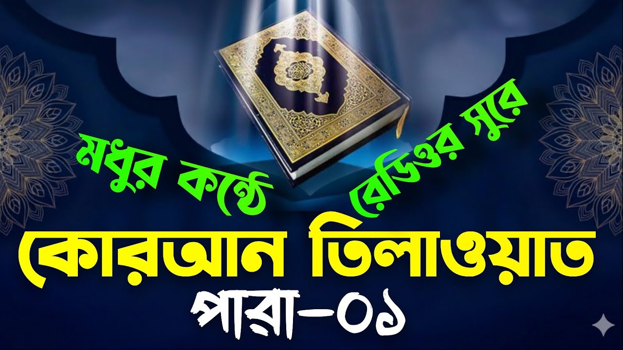পবিত্র কোরআন তিলাওয়াত পারা-01 || অন্তর শীতল হয়ে যায় || মাওলানা শামীম আহম্মেদ সিদ্দিকী ||