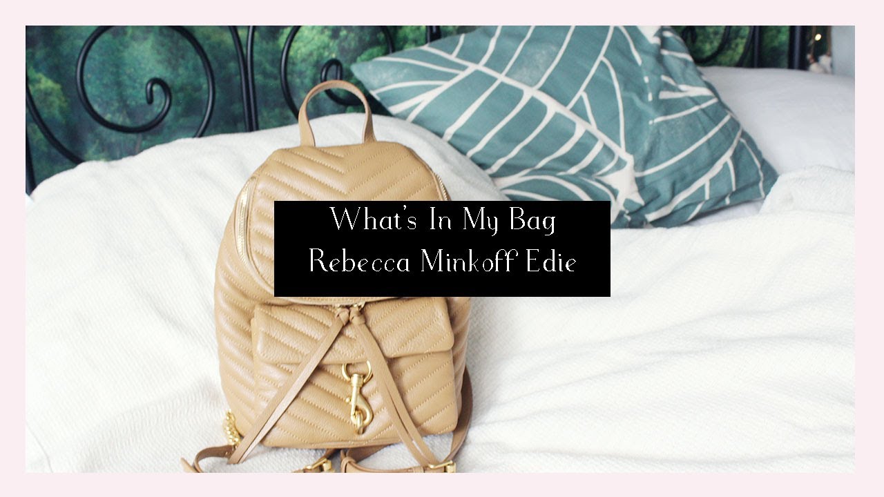 What's in my bag? | Rebecca Minkoff Edie Backpack | Summer Edition | Ana Jolene Printables