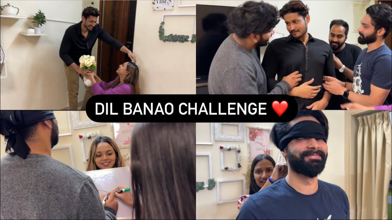 Dil banana hai challenge || zeeshan bana aarti || ye kaisa heart hai || Aarti vlogs ||