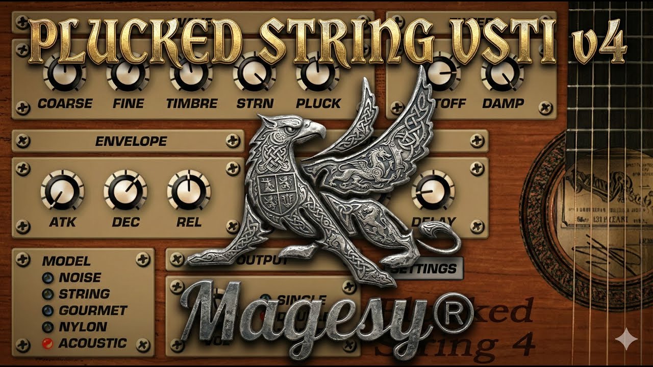 Synapse Audio Plucked String v4.0 VSTi x86 x64 WiN-ASSiGN [QUiCK TEST] [NO TALK]