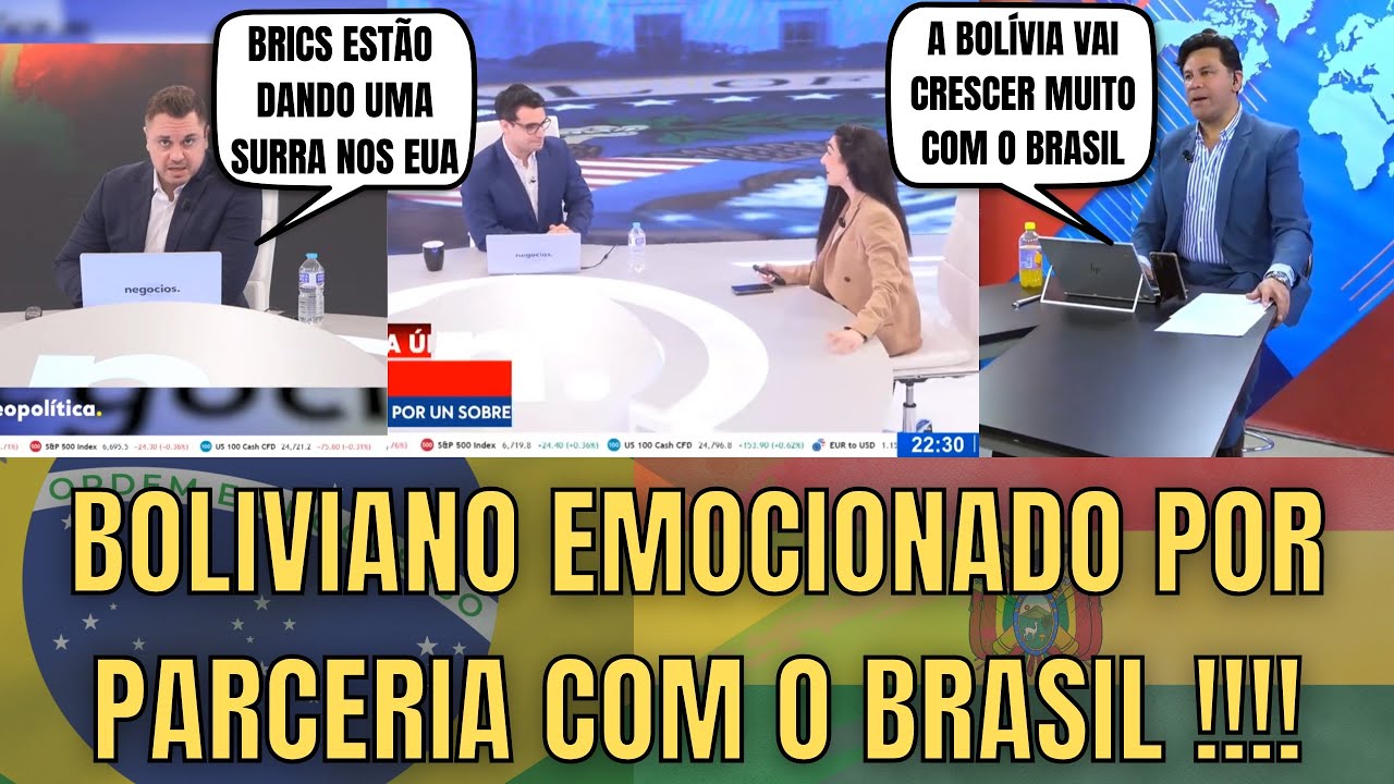Parceria Brasil Bolívia + BRICS CONTRA O DÓLAR+ TRUMP DESESPERADO 