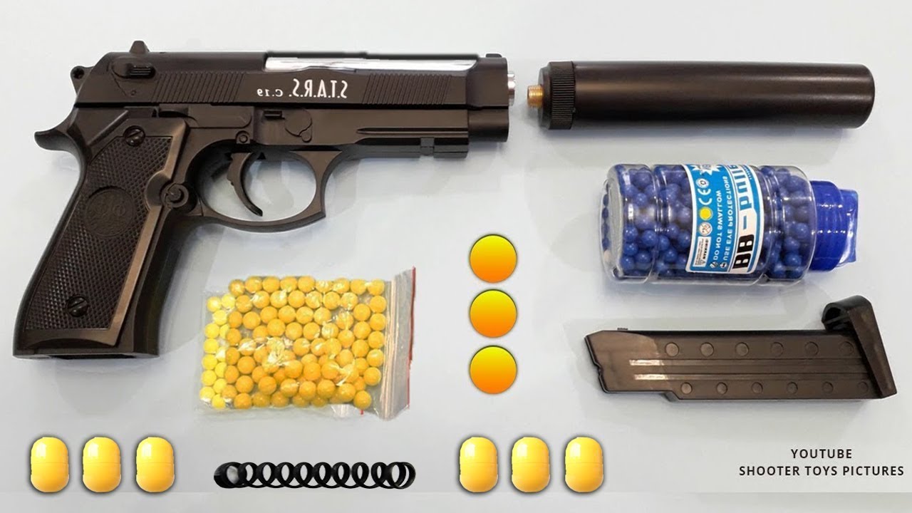 Реалистичный игрушечный пистолет Beretta | шариковый пистолет | Итальянские игрушки