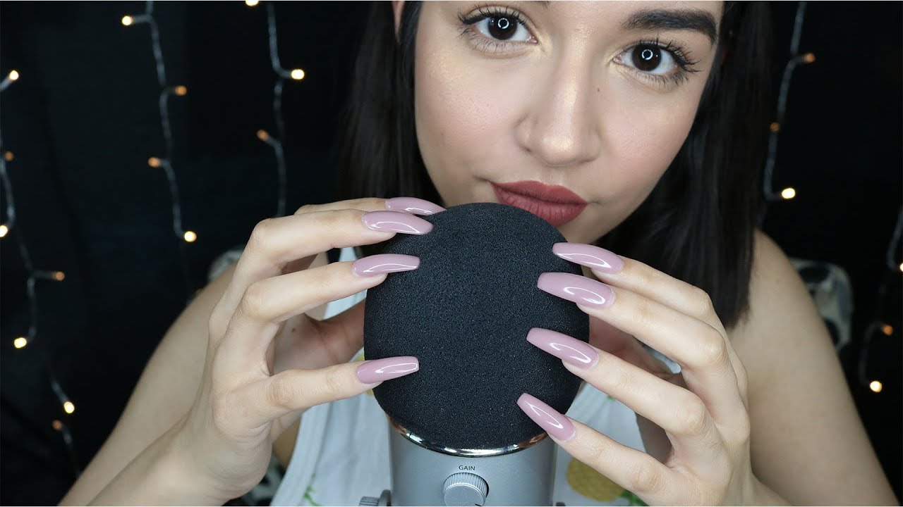ASMR Mic Scratching & Inaudible Whispers || Tena ASMR ♡
