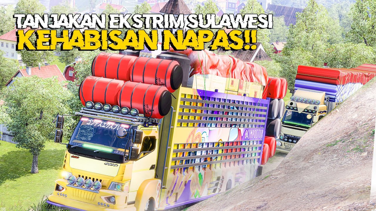 Tanjakan Paling Ditakuti TRUK PANJANG SULAWESI GoNdes#69