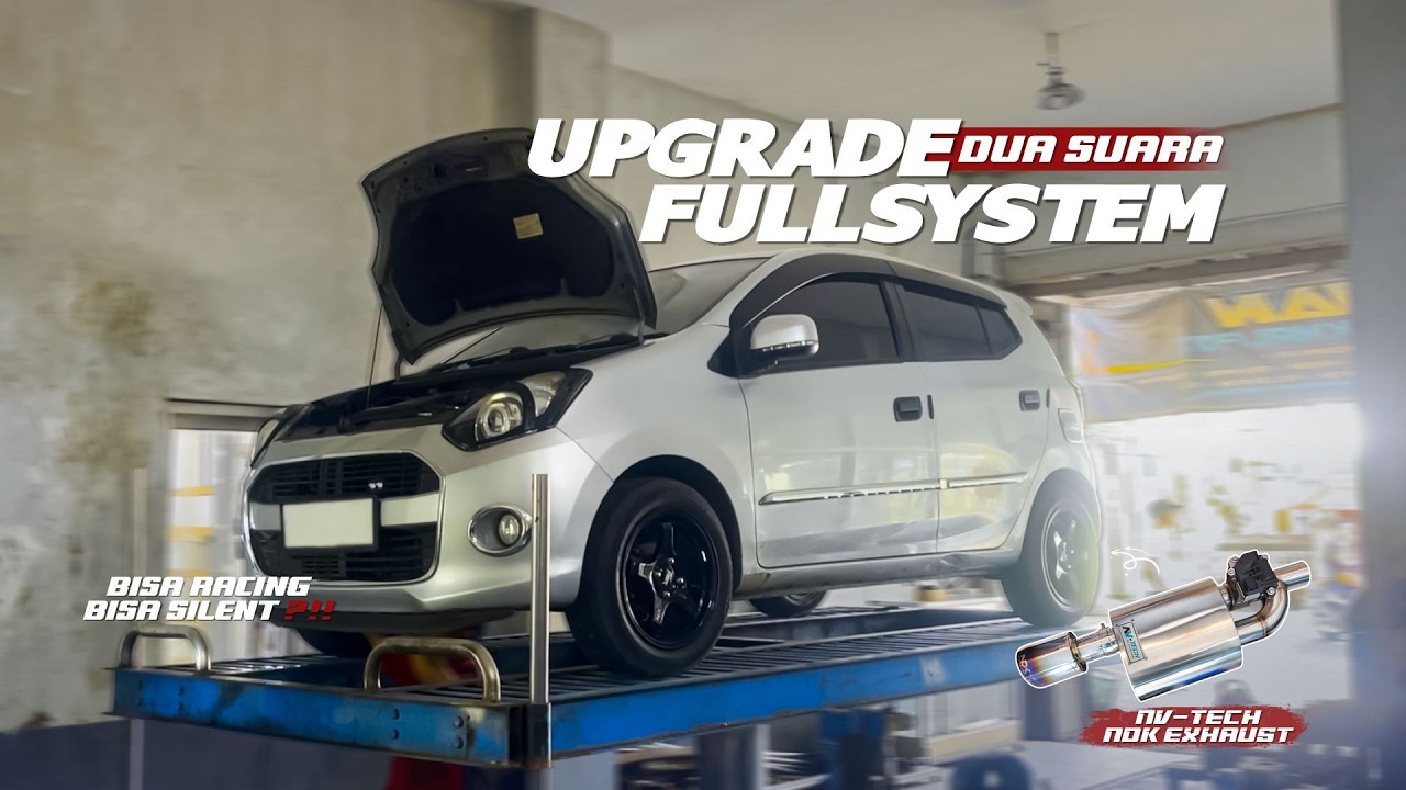 AYLA 1.0CC UPGRADE FULLSYSTEM VALVETRONIC NDK EXHAUST !!!