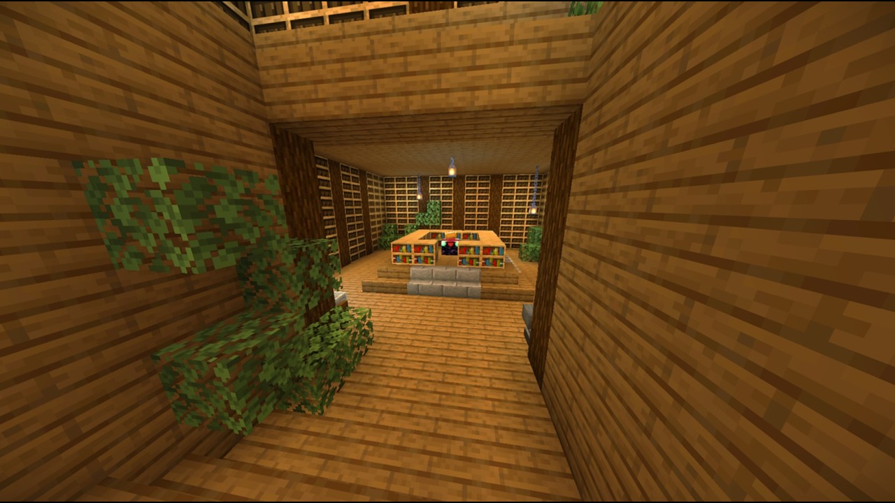 I Built an UNDERGROUND LIBRARY!