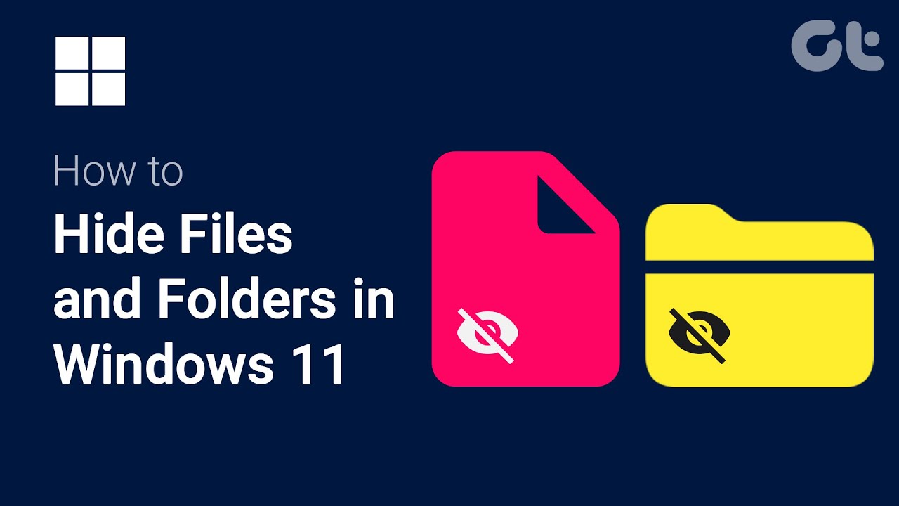 Как скрыть файлы и папки в Windows 11 | Хотите скрыть конфиденциальные файлы в Windows 11?