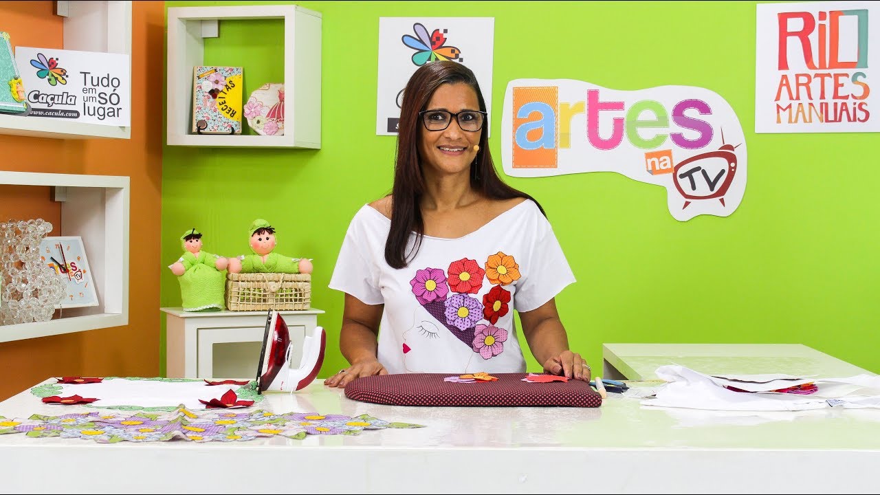 PATCH APLIQUE EM CAMISA com RAQUEL SOARES