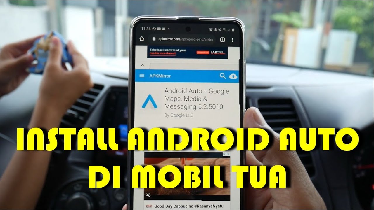 INSTALL ANDROID AUTO DI HEAD UNIT MOBIL BIAR JADI KEKINIAN - TUTORIAL | VLOG #26
