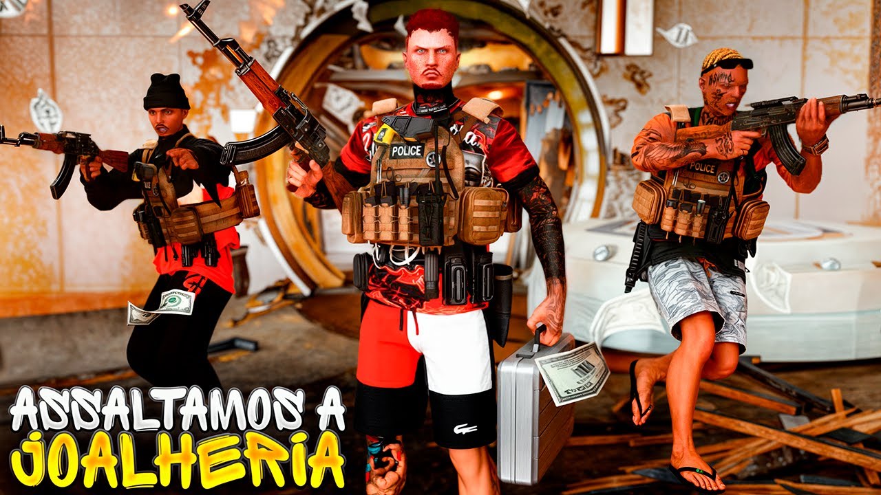 GTA V: VIDA DO CRIME | DESESPERO! ROUBAMOS UMA JOALHERIA PRA PAGAR NOSSA DÍVIDA COM A MÁFIA 🚨 |#18