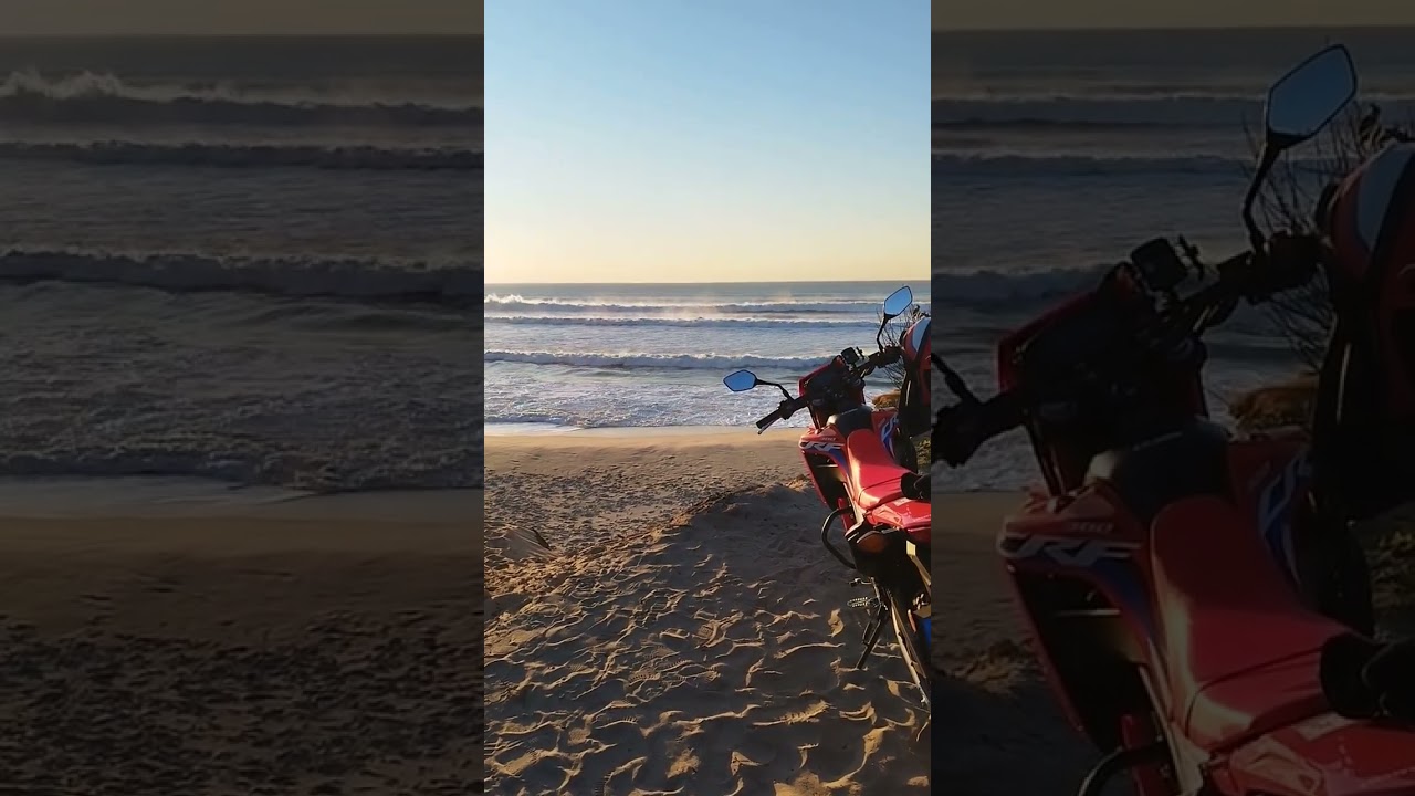 Bring on summer! #honda #crf300l #adventure #sea #motorcycle #crf300rally #advrider #beach