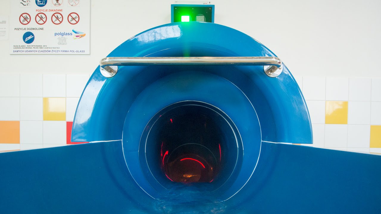 Aquadrom Ruda Śląska - blaue Turborutsche || Blue Speed Slide Onride POV