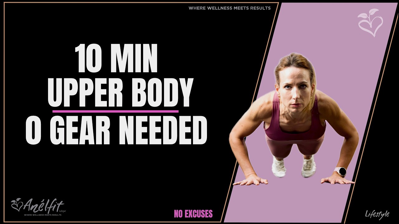 10 Minute Upper Body Workout | No Equipment | At Home Anywhere