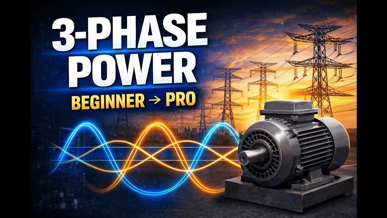How 3-Phase Power Works | Beginner to Pro Guide