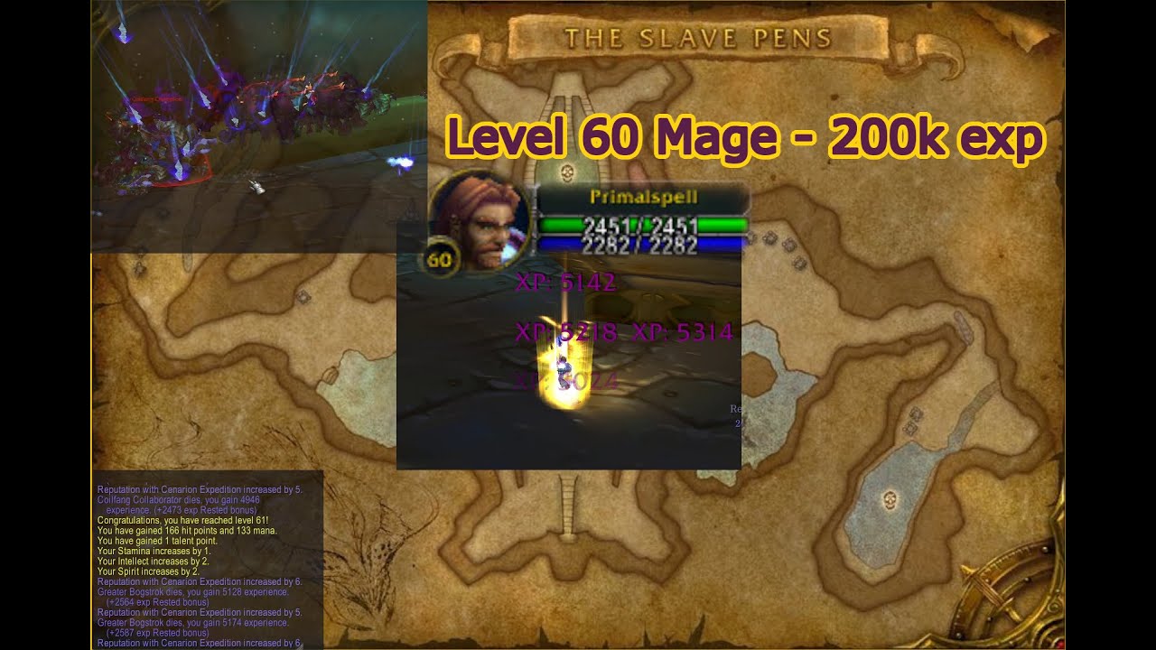 Slave Pens leveling | 60 mage | Fastest Leveling | No consumables | Classic gear only | Tips