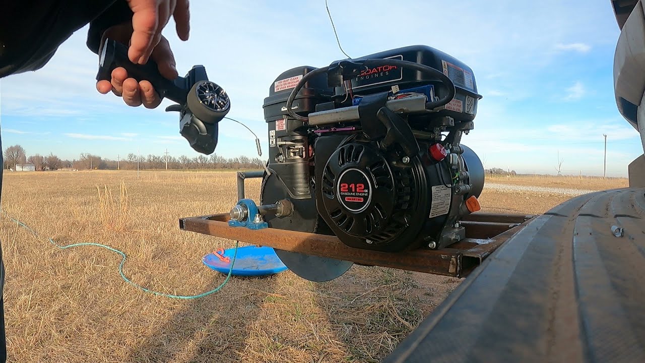 Radio controlled 6.5hp high speed winch, chapter 5, its alive!!