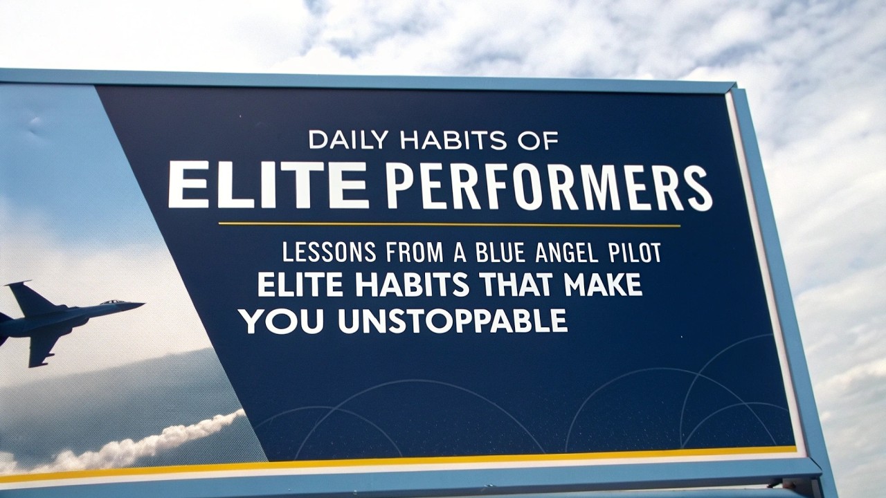 Daily Habits of Elite Performers | Fearless Success Lessons from a Blue Angel Pilot
