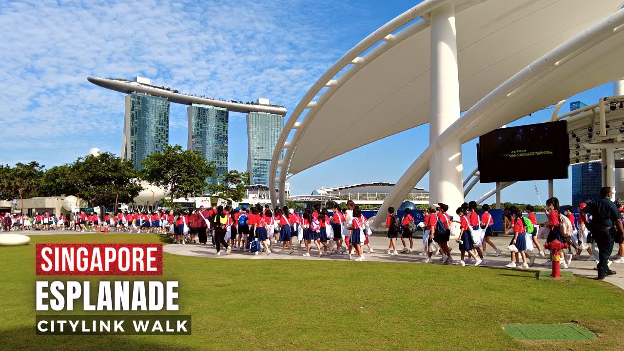 【4K】Singapore | City hall to Esplanade | July 2022