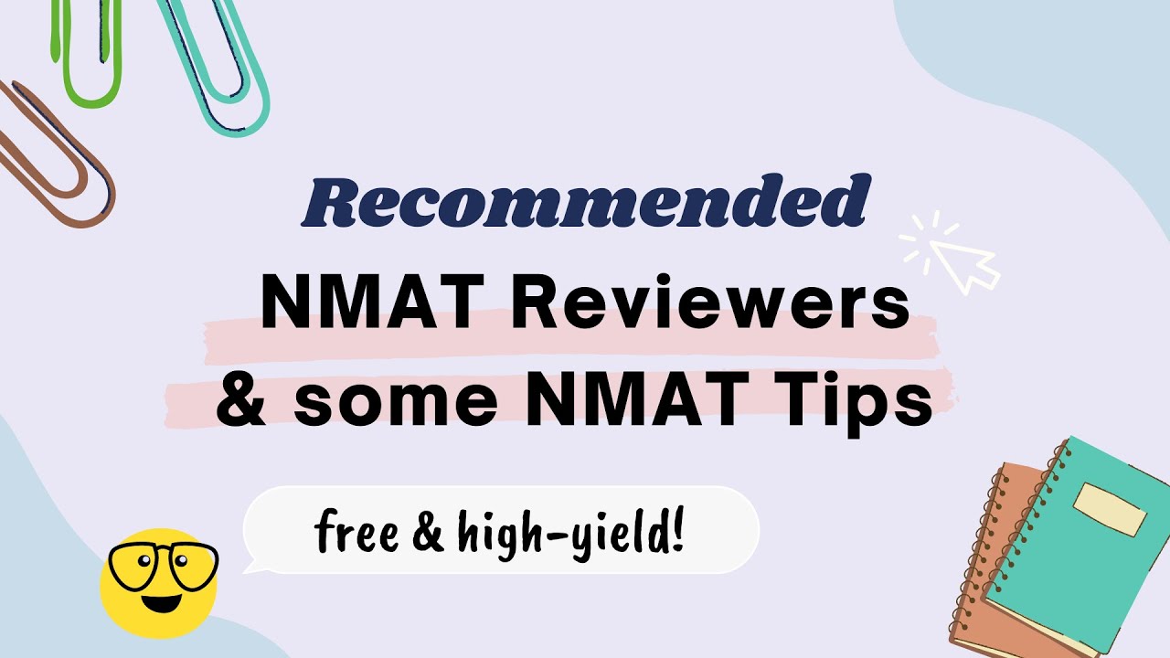Recommended Free NMAT Reviewers (PDF with Answer Key), Physical NMAT Reviewers, and some NMAT Tips