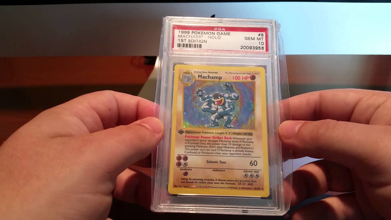 Near Complete Pokemon PSA 10 Shadowless Holo Base Set
