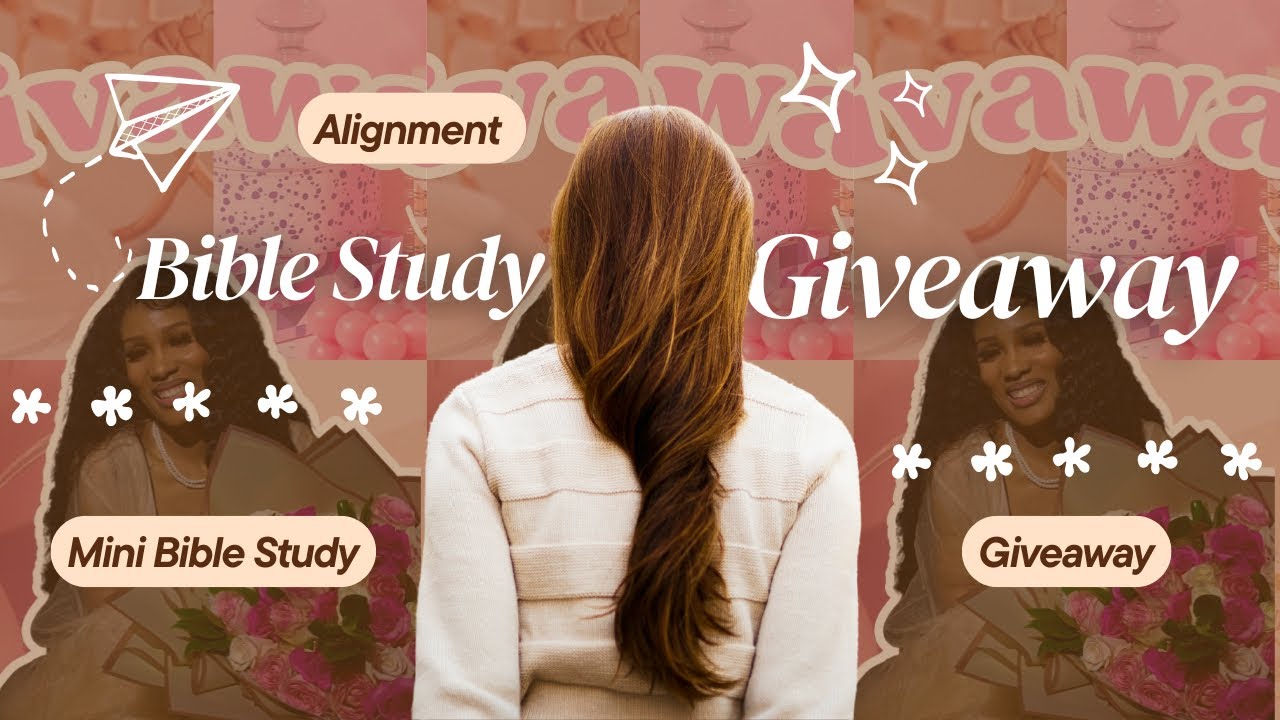Alignment opens the door to what God has for you | Giveaway 🤍✨ #biblestudy #explore #fyp 