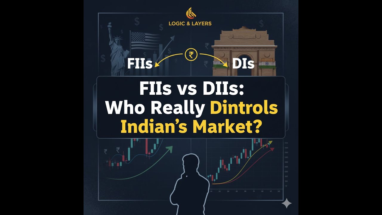 FIIs vs DIIs: Who Really Drives the Indian Market? | Logic & Layers