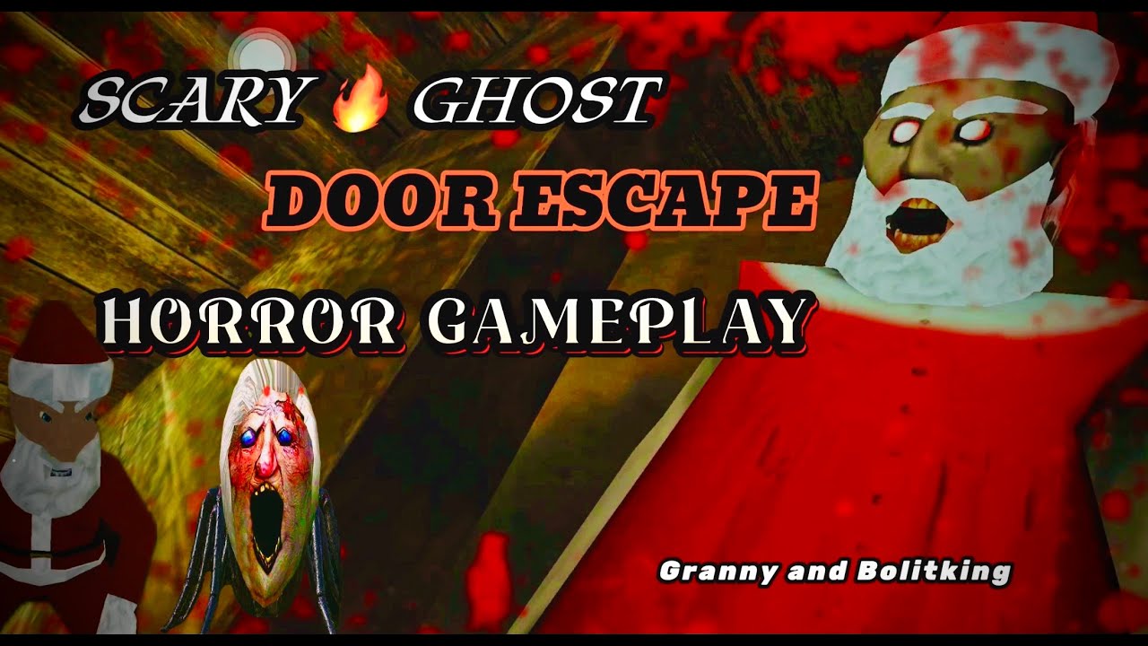 GRANNY SCARY GHOST 🔐DOOR ESCAPE  | SCARY HORROR GAMING #granny