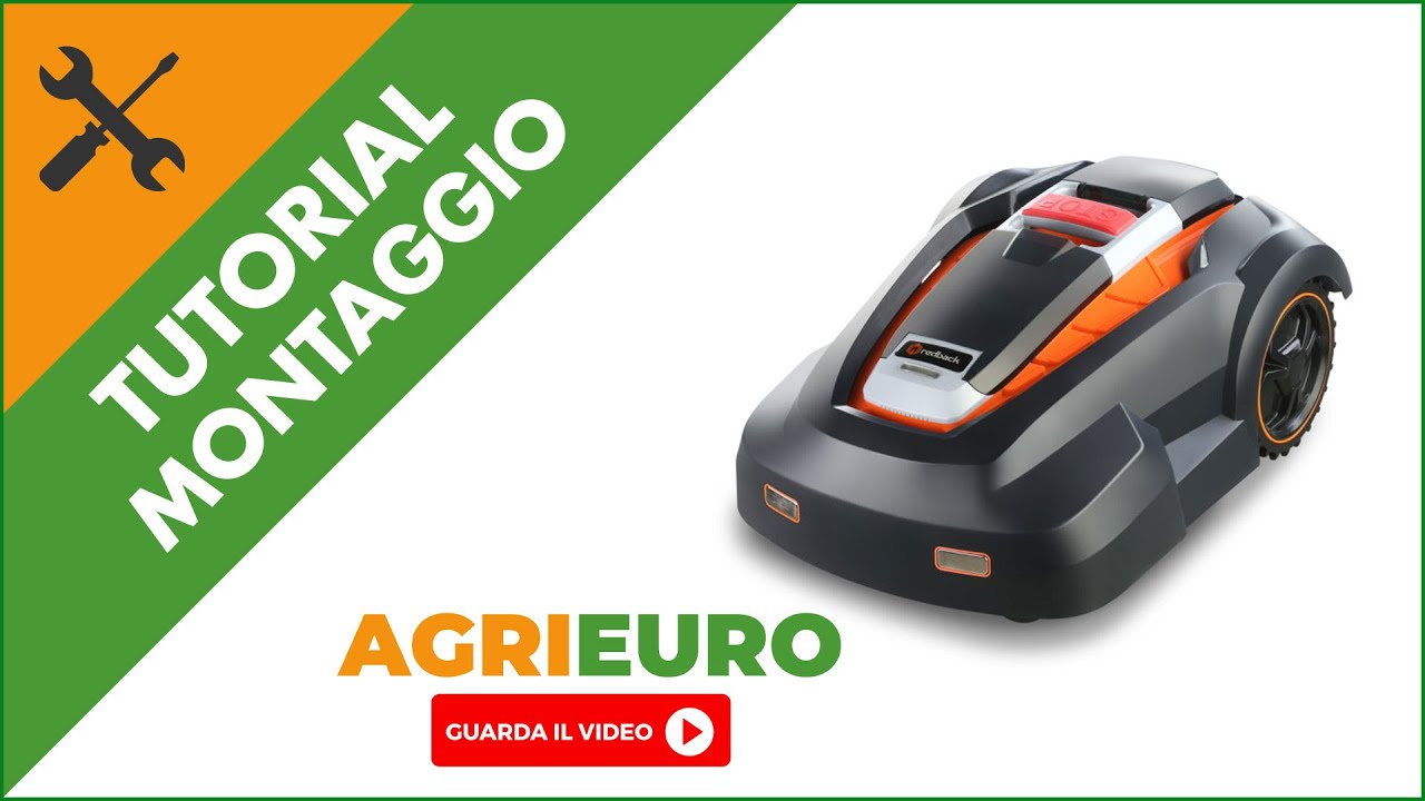 Robot rasaerba Redback RM24A-10-W: guida al montaggio del prodotto