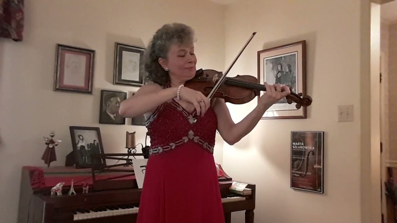 W.A. Mozart - Violin Concerto No. 3 in G Major, Cadenza by Sam Franko! Marta Szlubowska, violin.