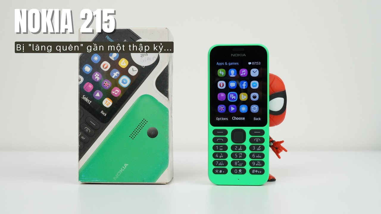 Mở hộp Nokia 215 (2015) bị 