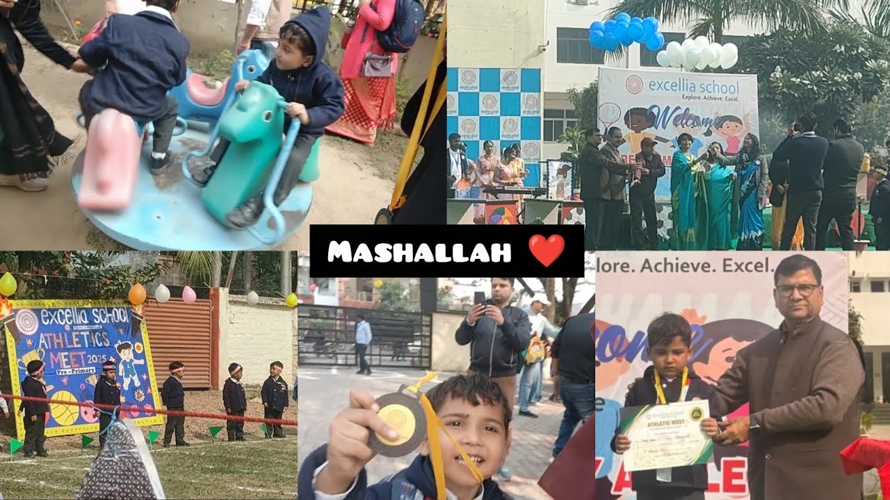 Aanu ke school ki athletics meet  
