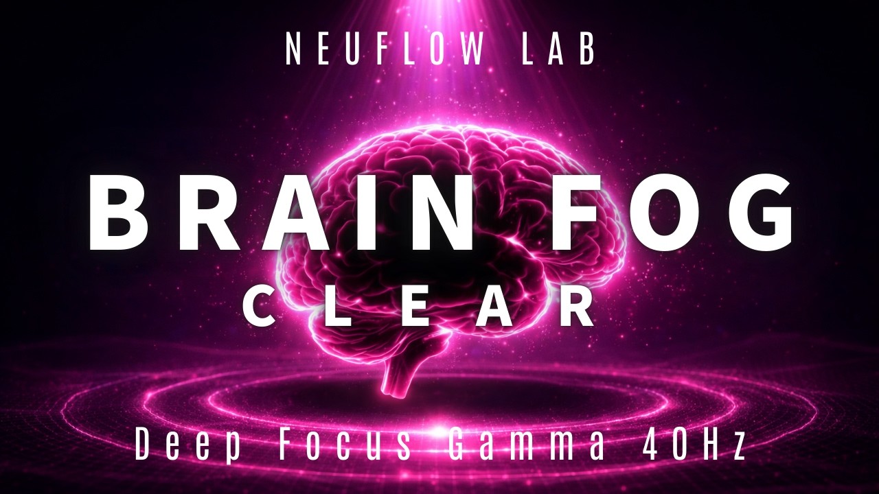 Clear Your Mental Fog｜Deep Focus with 40Hz Gamma Binaural Beats (60 Minutes)
