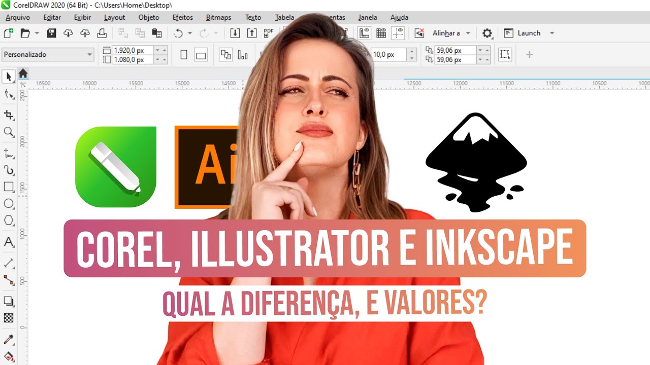 QUAL A DIFERENTE ENTRE CORELDRAW, ILLUSTRATOR E INKSCAPE?